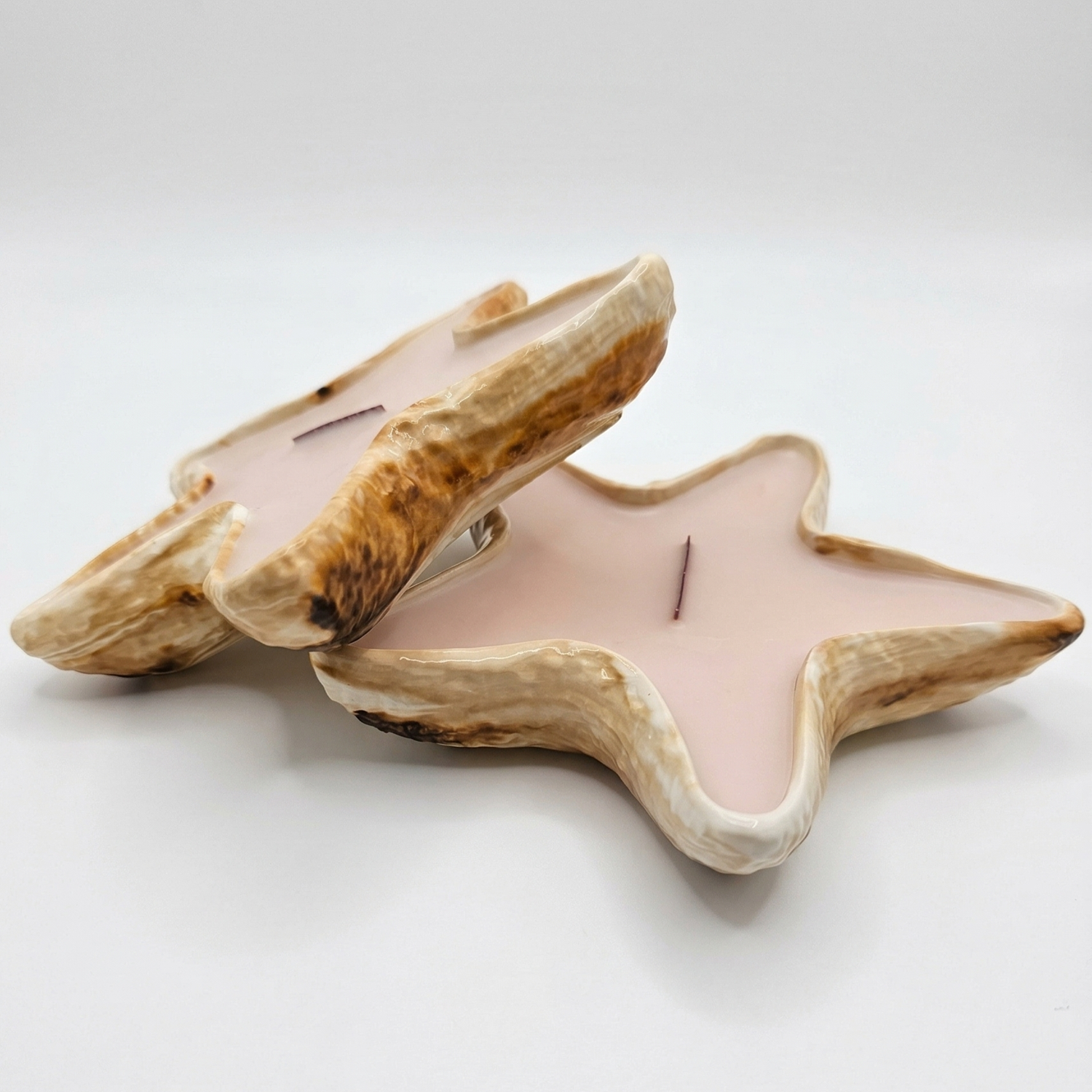 Duftkerze Seestern – Sand / Meersalz, Holz