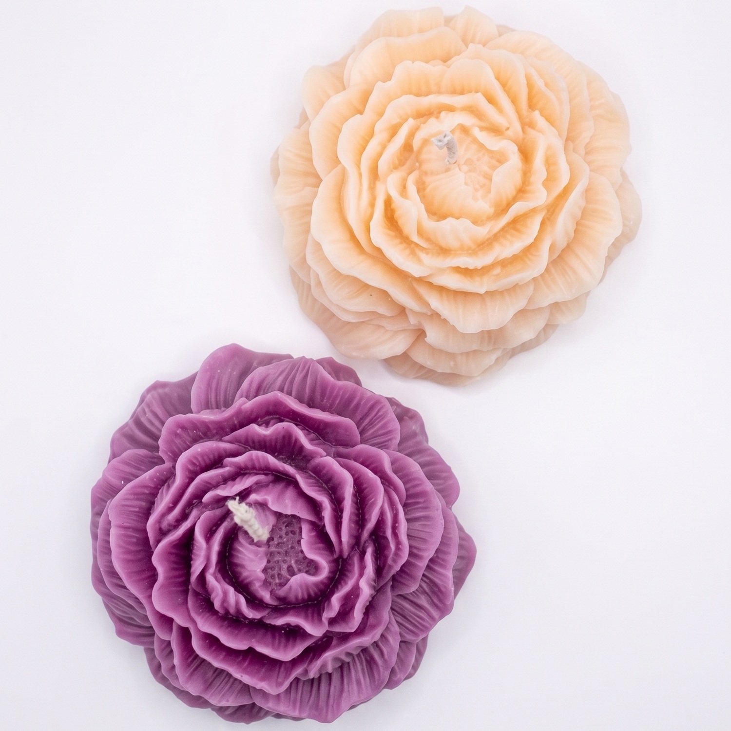 Duftkerze Pfingstrose – Orange / Rosa / Kirsche