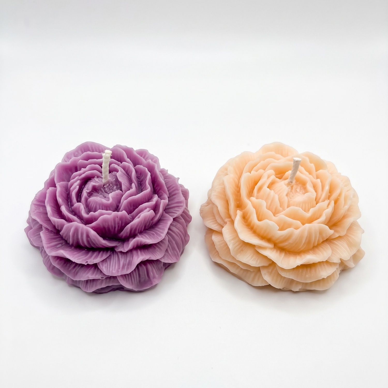 Duftkerze Pfingstrose – Orange / Rosa / Kirsche