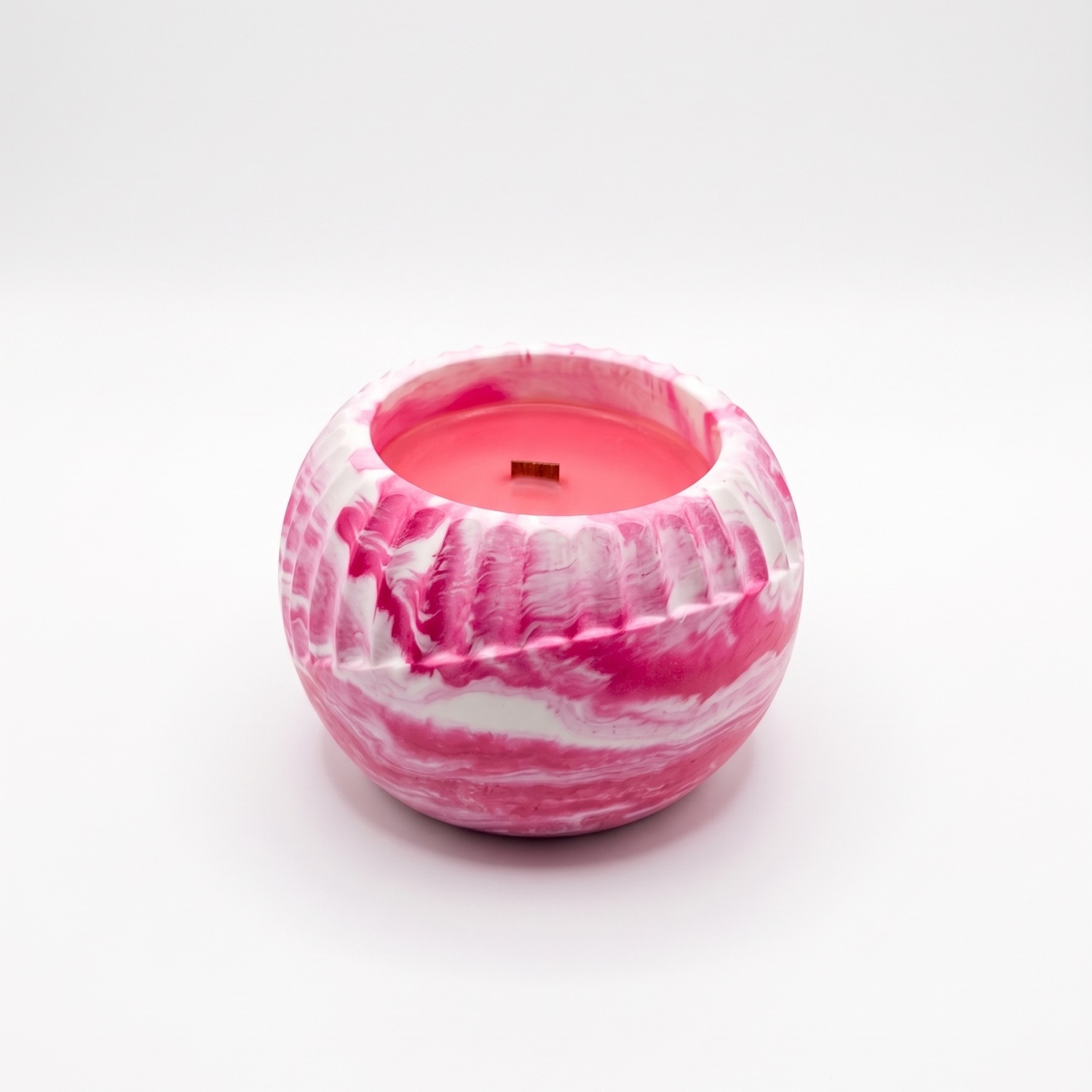 Duftkerze Linie - Rosa, Weiß / Kirsche