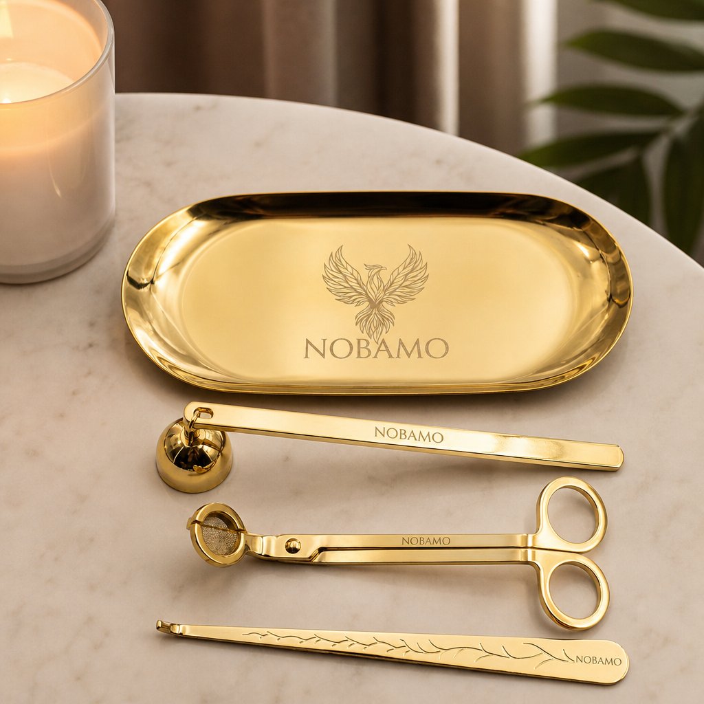 Kerzenpflegeset 4in1 - Gold